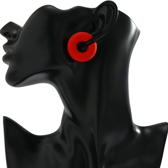 Fashionable 4 Pcs Gold Silver Non-Piercing Ear Cuffs for Women, Thick Round Clip - Picture 6 of 6